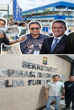 Datangi Panggilan Krimsus Tipikor Polda Sumut, KMMB Serahkan Dua Alat Bukti
