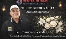 Zulmansyah Sekedang Wafat, Dunia Pers Nasional Kehilangan Tokoh Penting