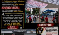KMMB Sumut Gelar Aksi Jilid VI, Soroti Integritas PT Pupuk Indonesia Regional IA Sumbagut