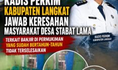 Kadis Perkim Langkat Respons Keluhan Warga Desa Stabat Lama Soal Banjir Tahunan