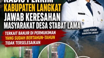 Kadis Perkim Langkat Respons Keluhan Warga Desa Stabat Lama Soal Banjir Tahunan