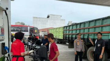 Polres Labuhanbatu Selatan Pastikan Stok BBM Aman, Wakapolres Turun Langsung Cek SPBU Kotapinang