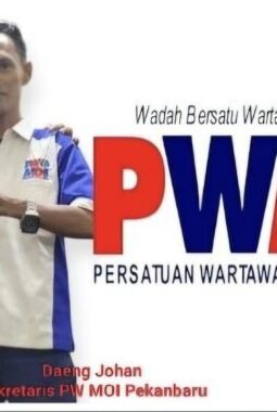 Ketua DPD PWMOI Pekanbaru Kutuk Kekerasan terhadap Jurnalis di Siak, Desak Pelaku Segera Ditangkap