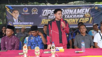 Sambut HUT RI Ke-81, Ricky Anthony Resmi Buka Turnamen Sepak Takraw RA Cup I 2026