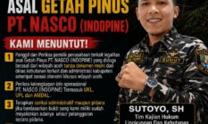 SATGAS PD II GM FKPPI Sumut Serukan Aksi Damai, Desak Pemeriksaan Asal-Usul Pembelian Getah Pinus PT NASCO (INDOPINE).
