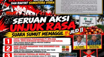 SOLIDARITAS UNTUK AKSI DAN RAKYAT SUMATERA UTARA (SUARA SUMUT) DESAK KEJATI SUMUT BUKA HASIL PEMERIKSAAN PROYEK WARALABA KECAMBAH SAWIT PPKS MEDAN.