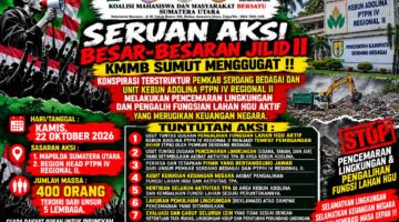 KMMB Sumut Siapkan Aksi Besar Jilid II, Soroti Dugaan Pencemaran Lingkungan dan Alih Fungsi Lahan HGU Kebun Adolina